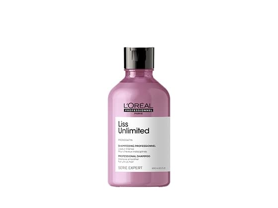 L’Oréal Paris Serie Expert Liss Unlimited, Naisten, Ammatillinen, Shampoo, Kurittomat hiukset, Musta, Vaalea, Ruskea, Kastanja, Punainen, 300 ml