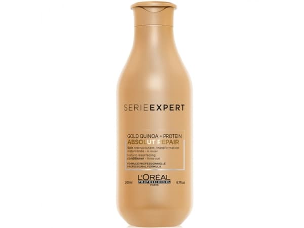 L’Oréal Paris Serie Expert Absolut Repair Gold, Naisten, 200 ml, Hiustenhoitoaine ammattikäyttöön, Vaurioituneet hiukset, Ruskea, Korjaus, LG Shine,