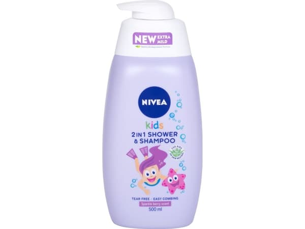 Nivea Kids 3v1 Shower & Shampoo & Conditioner Girl 500 ml