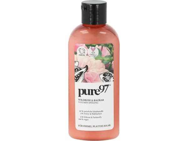 Milk Shake Pure97, Rose & Baobab, Hair Conditioner, For Volume, 200 ml For Women