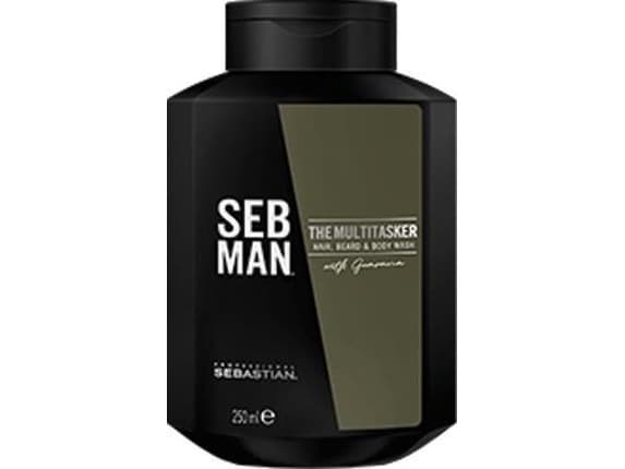 Sjampo for hår, skjegg og kropp Sebastian Professional SebMan The Multi Tasker 250ml