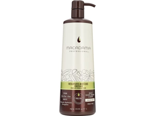 Macadamia Weightless Moisture, 1000 ml, Professionel hårbalsam