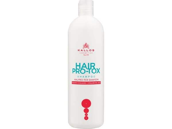 Kallos KJMN HAIR PRO-TOX Hårsjampo med keratin, kollagen og hyaluronsyre 500 ml