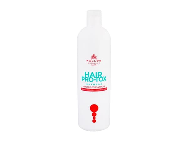 Kallos KJMN HAIR PRO-TOX Hårsjampo med keratin, kollagen og hyaluronsyre 500 ml