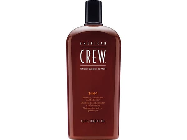 AMERICAN CREW_Official Supplier To Men 3-In-1 Shampoo conditioner and body wash shampoo conditioner and bath gel for men 1000ml