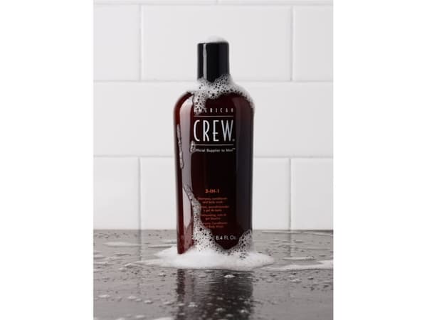 AMERICAN CREW_Official Supplier To Men 3-In-1 Shampoo conditioner and body wash shampoo conditioner and bath gel for men 1000ml