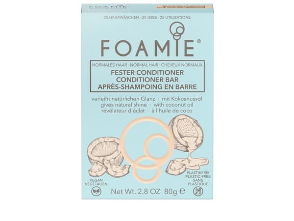 Foamie Foamie, Shake Your Coconuts, Hair Conditioner Bar, For Shine, 80 g Unisex