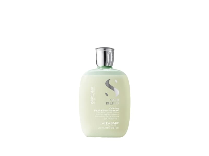 ALFAPARF Milano Calming Micellar Low Shampoo, Kvinner, Ikke-profesjonelle, Sjampo, Sensitivt hår, Alle farger, 250 ml