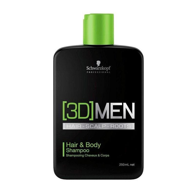 Schwarzkopf 3D Men Hair&Body Shampoo 250ml