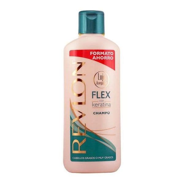 Sjampo mot Fett Hår Flex Keratin Revlon