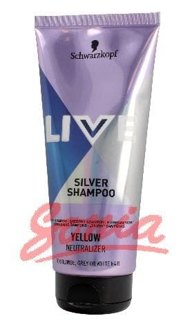 Live Schwarzkopf shampoo silver hair blond highlights and gray 200ml