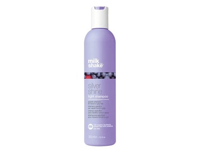 Milk_shake Silver Shine, Unisex, Sjampo, Blondt hår, Farget hår, Blond, 300 ml, Shine (lys), Mykgjører, Whitening