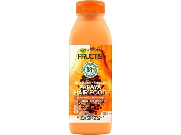 GARNIER_Fructis Papaya Hair Food Shampoo regenerating shampoo for damaged hair 350ml