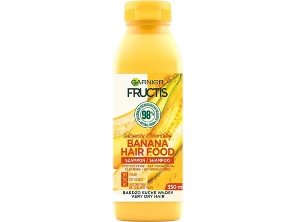Garnier Plauku šampunas Garnier Fructis Banana Hair Food 350 ml
