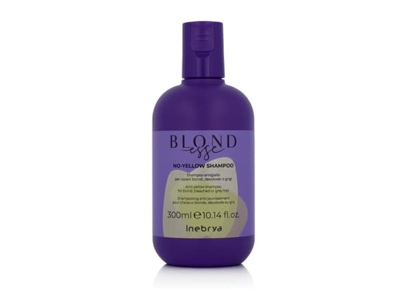 INEBRYA_Blondesse No-Yellow Shampoo vaaleille, vaalennetuille, raidoitetuille ja harmaille hiuksille 300ml