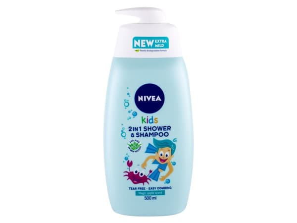 Nivea Kids 3v1 Shower & Shampoo & Conditioner Boy 500 ml