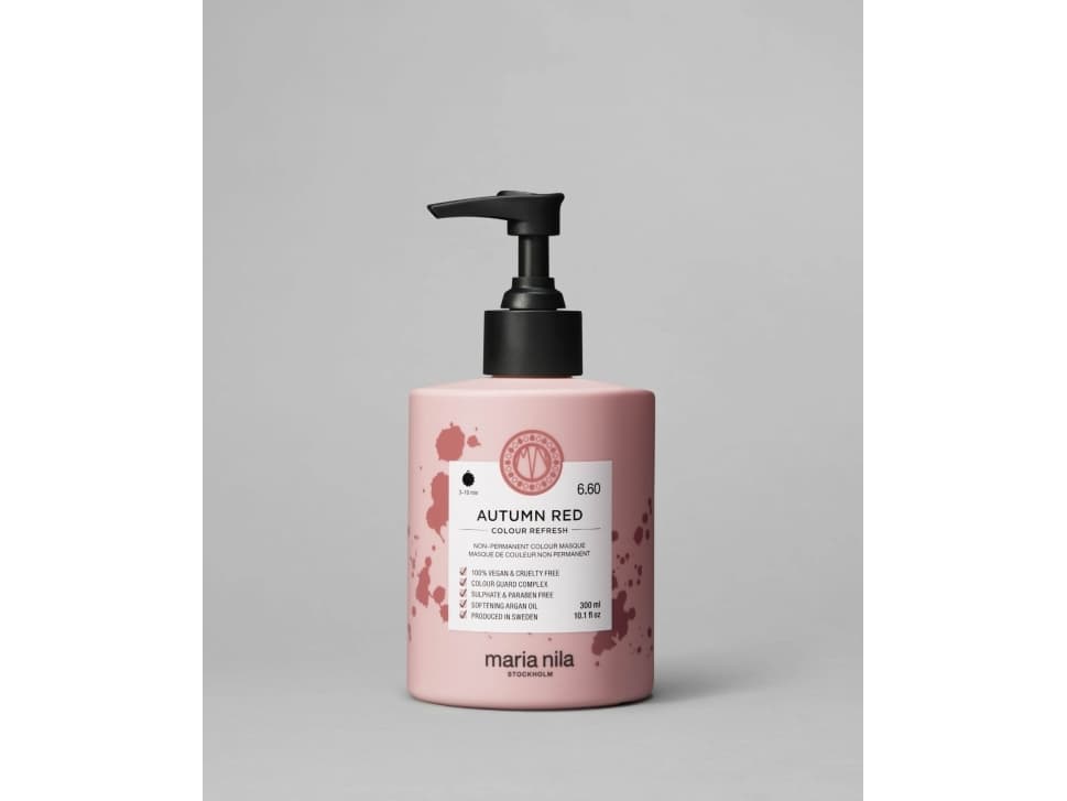 Maria Nila Colour Refresh Non-Permanent Colour Mask - Dame - 300 ml #6.60 Autumn Red