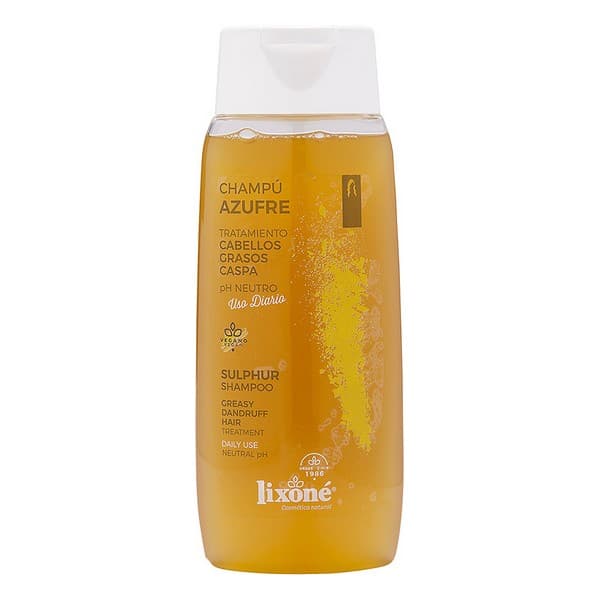 Anti-fett schampo Azufre Lixoné Vegan Mjällmotverkande (250 ml)