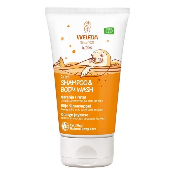 2-i-1 Gel og Sjampo Kids Weleda Oransje (150 ml)