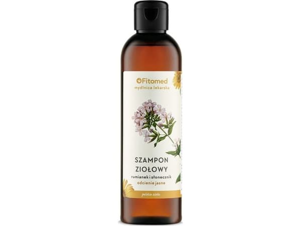 Fitomed Soapberry yrttishampoo kamomilla ja auringonkukka