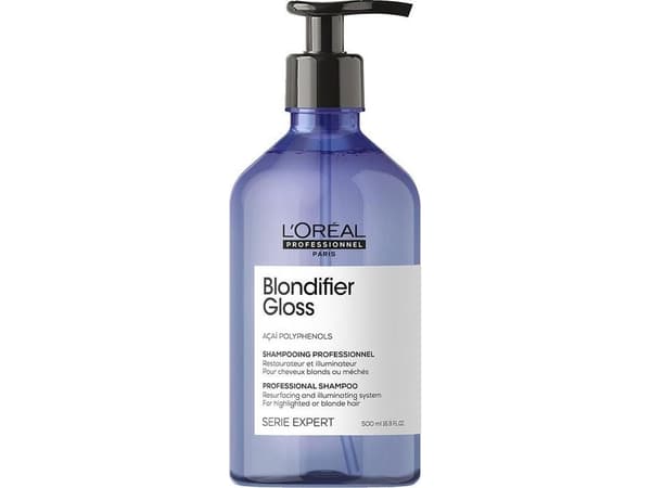 L'Oréal Paris Serie Expert Blondifier Gloss, Kvinder, Proffesionelle, Shampo, Farvet hår, Blond, 500 ml