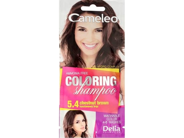 Delia Cosmetics Cameleo Colouring Shampoo No. 5.4 Chestnut Brown 1pc