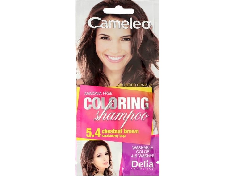 Delia Delia Cosmetics Cameleo Coloring shampoo no.5.4 Chestnut Brown 1