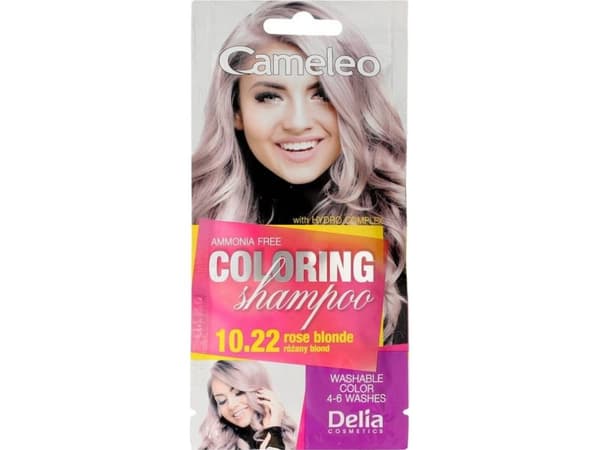 Delia Cosmetics Cameleo Colouring Shampoo No. 10.22 Rose Blonde 1pc
