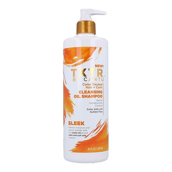 Sjampo Txtr Sleek Cleansing Oil Cantu 51402 (473 ml)