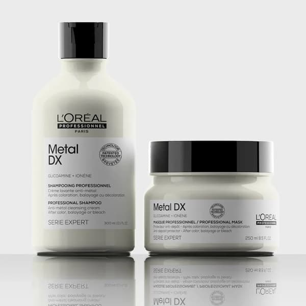 Loréal Professionnel Loréal Professionnel Metal DX Shampoo 300ml + Mask 250ml Paket - Skadat & Behandlat