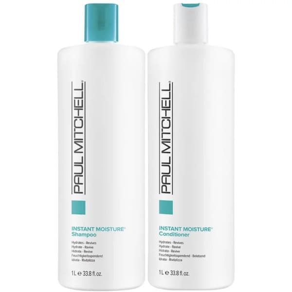 Paul Mitchell Instant Moisture  DUO Kit 2x1000ml - Torrt & Frissigt