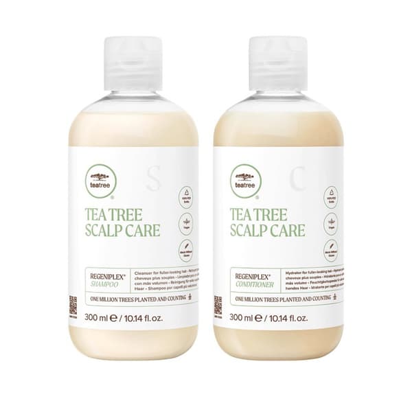 Paul Mitchell Tea Tree Scalp Care Anti-Thinning DUO Kit 2x300ml - Håravfall & Känsligt
