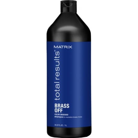 Matrix Total Results Brass Off Shampoo 1000ml - Blont & Silver
