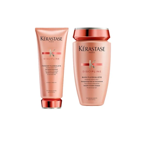 Kerastase Kerastase Discipline Bain Fluidealiste + Fondant Fluidealiste Paket - Normalt & Glansigt