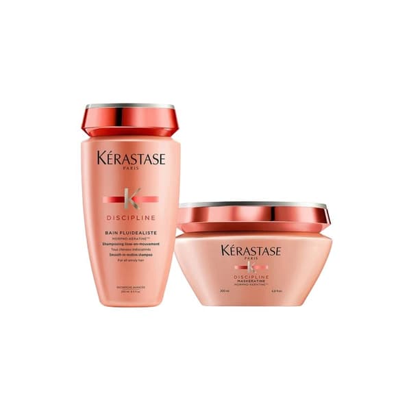 Kerastase Kerastase Discipline Bain Fluidealiste + Maskeratine Paket - Normalt & Glansigt