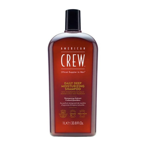 American Crew American Crew Daily Deep Moisturizing Shampoo 1000ml - Normalt & Glansigt