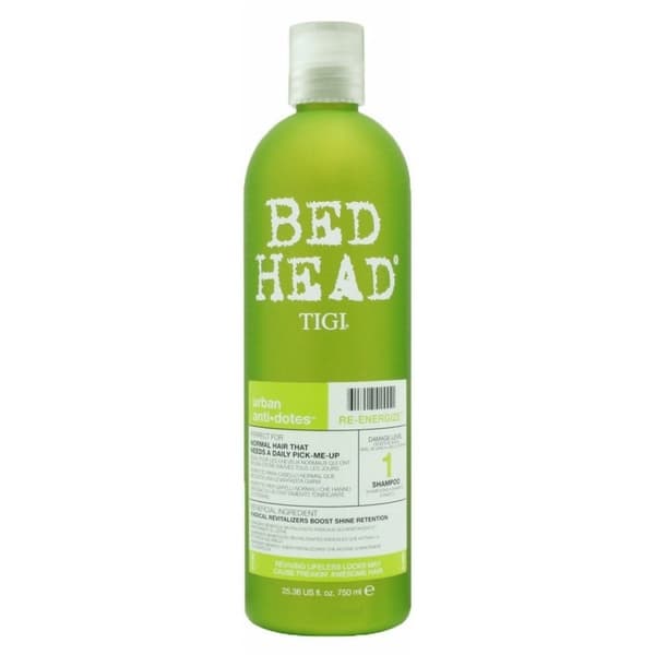 TIGI Bead Head Re-Energize Shampoo 750 ml - Normalt & Glansigt