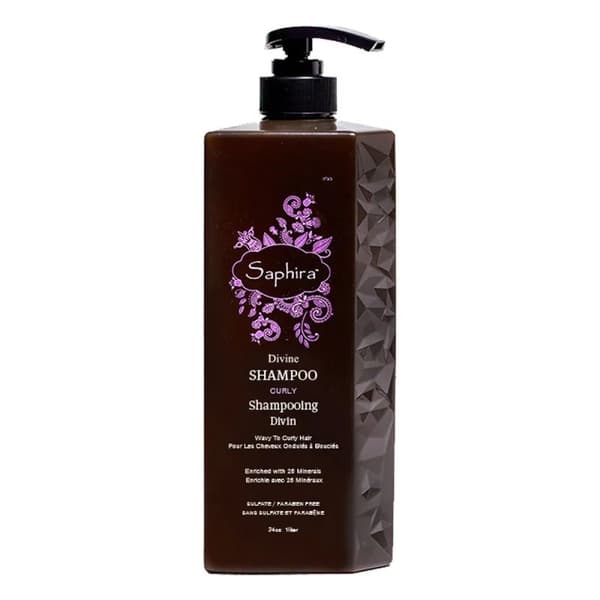 Saphira Saphira Divine Shampoo 1000ml - Lockigt & Permanentat