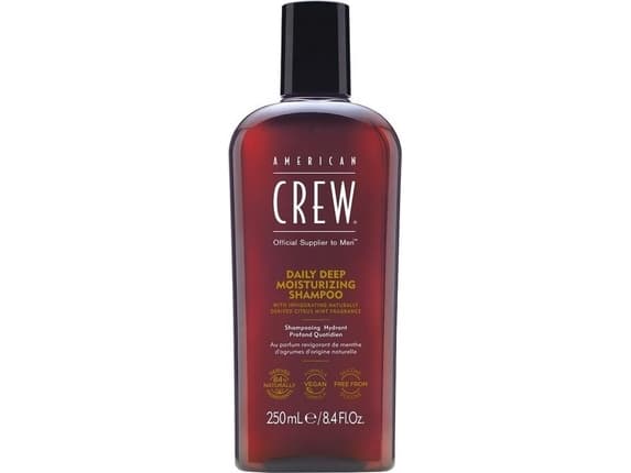American Crew, Daily Deep Moisturizing, Vegan, Hair Shampoo, For Nourishing, 250 ml