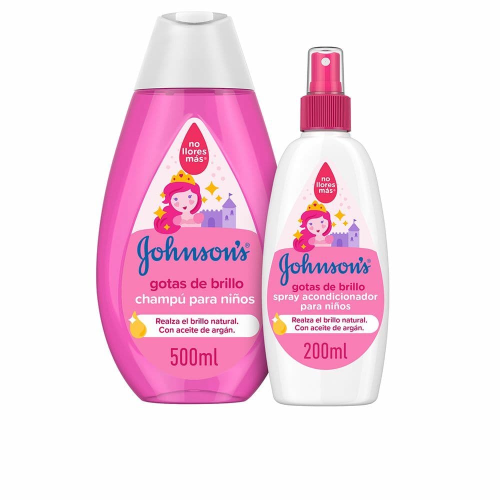 2-i-1 Sjampo og Balsam Johnson's Gotas de Brillo Skinne Barne (500 ml)