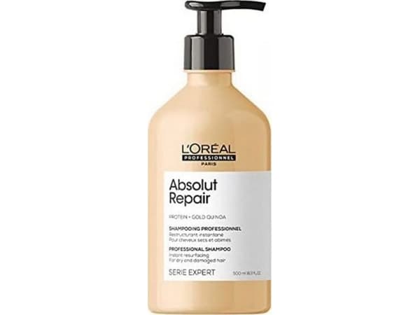 L`Oreal Professionnel Serie Expert Absolut Repair Gold Quinoa & Protein Shampoo, Par uscat/deteriorat, 500ml