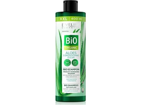 EVELINE_Bio Organic bio shampoo against hair loss Aloe vera 400ml