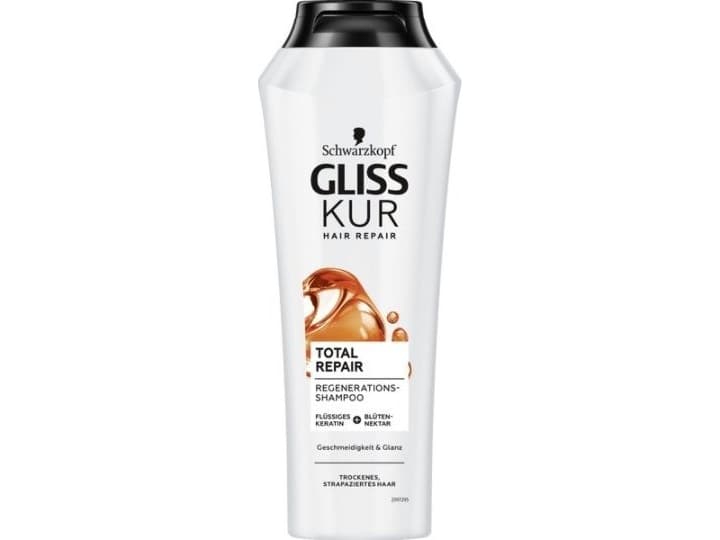 Gliss Kur (DE) Gliss Kur, Total Repair, Regenerative Shampoo, 250ml (GERMANY PRODUCT)