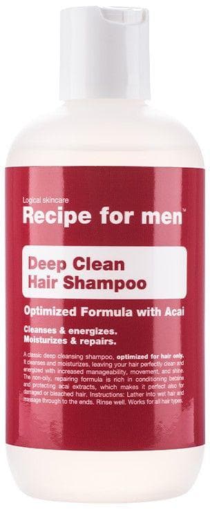 Recipe for men Deep Clean Hair Shampoo 250 ml