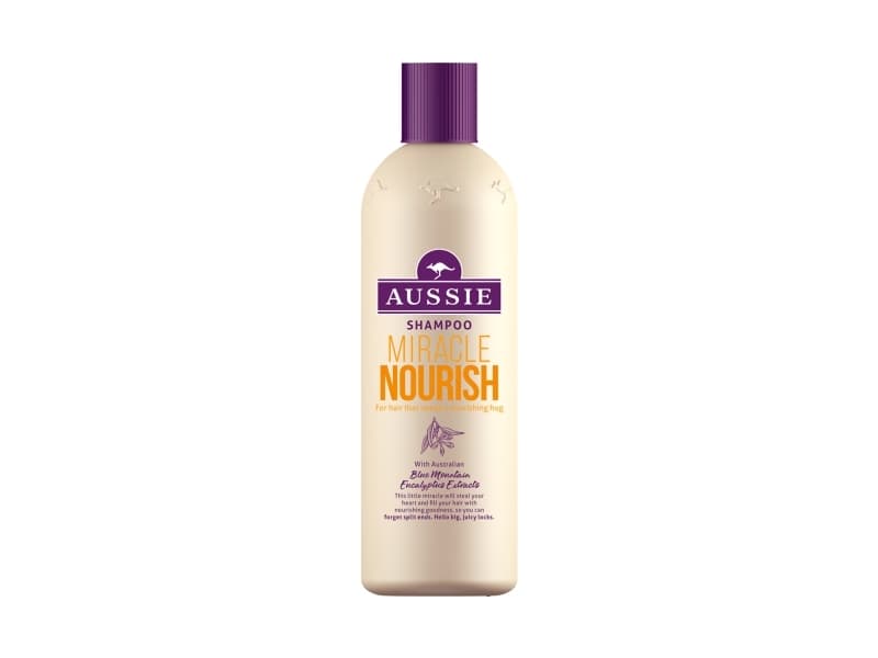 Aussie Miracle Nourish, Unisex, Ikke-profesjonelle, Sjampo, 300 ml, Ernæring, Beskyttelse, Flaske
