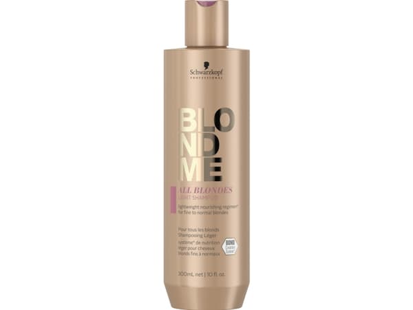 Schwarzkopf BLONDME All Blondes Light, 300 ml, Sjampo, Profesjonell, Unisex, Farget hår, Blond
