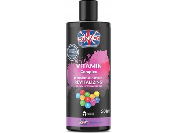 Ronney Vitamin Complex Professional Shampoo Revitaliserende revitaliserende hårsjampo med vitaminkompleks 300ml