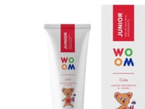 Woom Junior luonnollinen hammastahna lapsille 6+ vuotta Cola 50ml