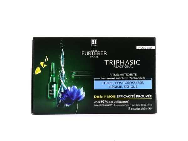 RENE FURTERER RENE FURTERER_SET Triphasic Reactional Anti-Hair Loss Ritual Treatment 12x5ml