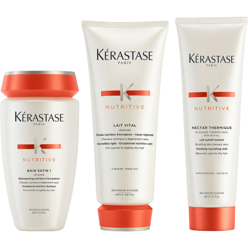 Kerastase Bain Satin 1 Thermique Trio - Hårvård